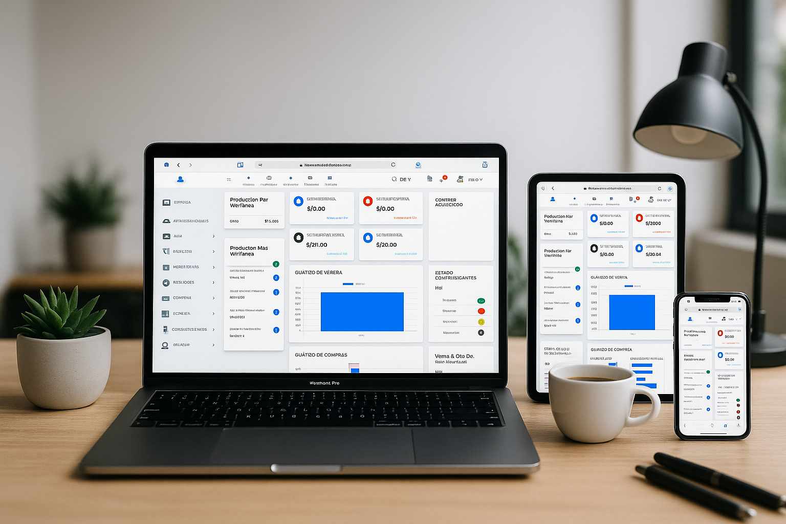 Dashboard Principal del Software